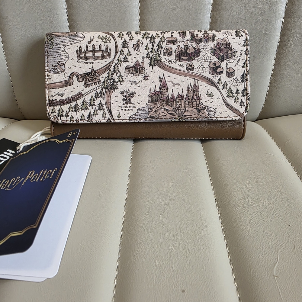 Loungefly Harry Potter Map Flat Wallet